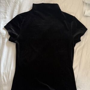 Banana Republic Black Velvet Women's Blouse